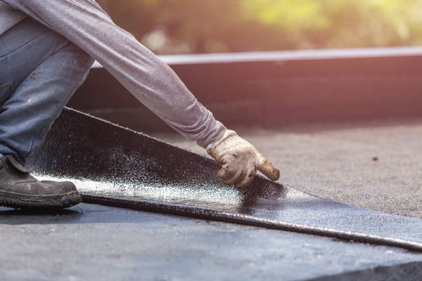 Professional Waterproofing technician working in Union Springs, AL